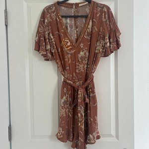 Spell Floral Tie Romper - AU 8 / SMALL